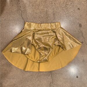 Balera gold bottom with skirted back